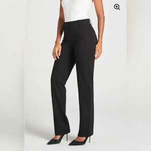 Betabrand Women's Black Straight Leg Pants Sz Small Petite